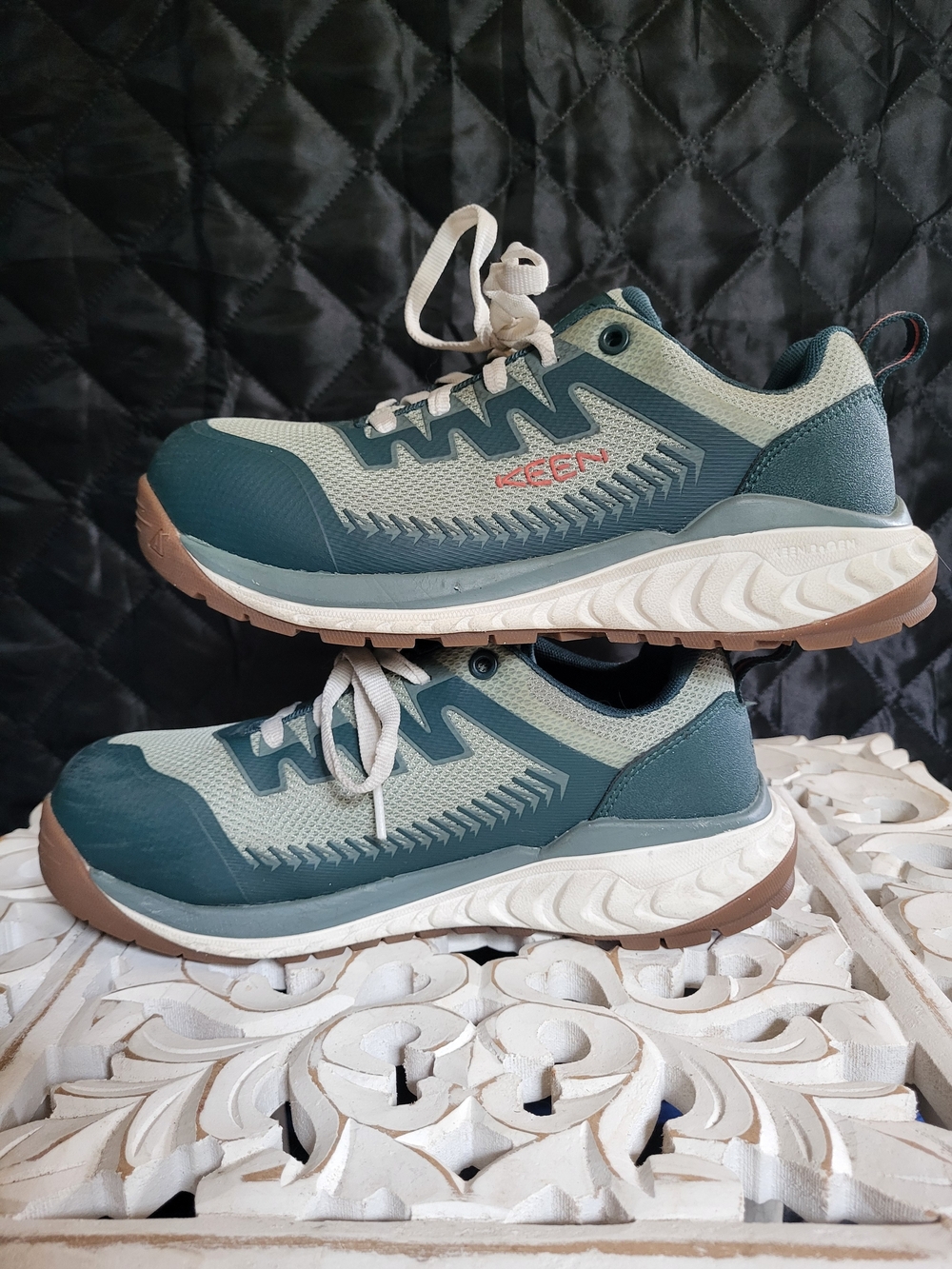 Keen Women Utility Sneakers Teal & Desert Sage